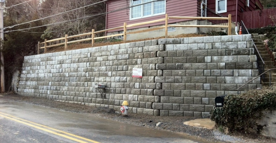 DuraHold Retaining Wall Faddis Concrete